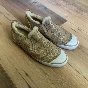 Coach Sherpa-Lined Sneakers